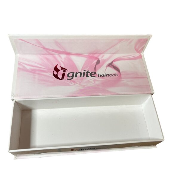 Ignite Pro 0.5" Ceramic Hair Straightener Ionic Far Infrared Silk Glide Plates - Picture 3 of 5